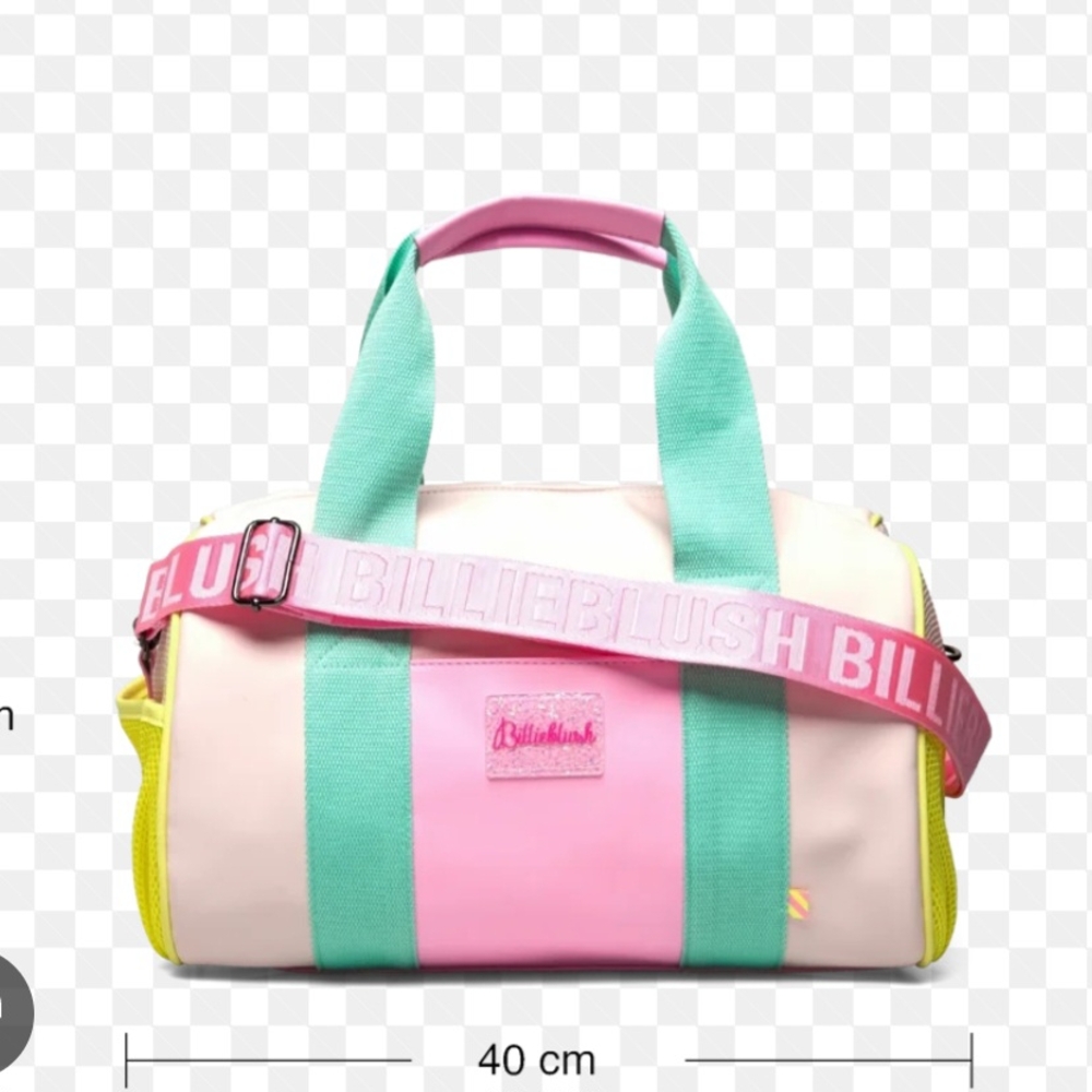 Billieblush Pink and Mint Travel Bag